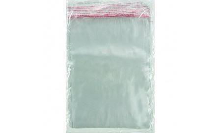 Пакет с клеевым клапаном 12,5*17+5см, 30мкм (100шт)