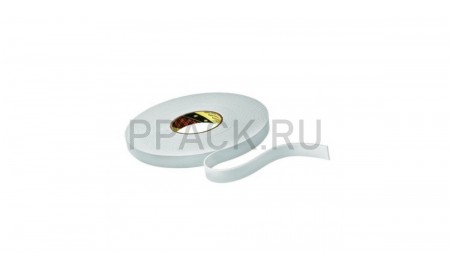 Двухсторонняя клейкая лента 9515W 3M 12м х 33м  белая 